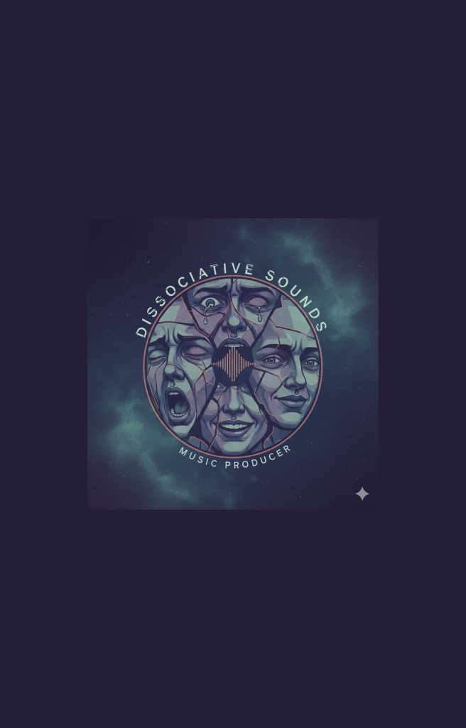 gemini generated logo for dissociative sound